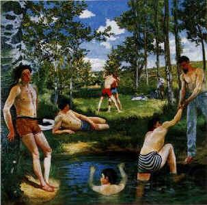 Frederic Bazille Summer Scene Norge oil painting art
